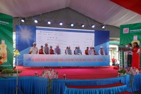 Tập đoàn Sao Mai tổ chức lễ đóng điện Nhà máy điện mặt trời Sao Mai 1