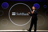 Chủ tịch Softbank - Masayoshi Son trong một sự kiện hồi tháng 2. Ảnh: Reuters