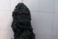 Khối ngọc bích khổng lồ nặng 363 kg. Ảnh: TV Sao Francisco.