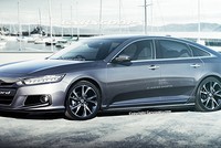 Ảnh phác thảo Honda Accord 2018.