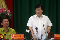 Phó thủ tướng Trịnh Đình Dũng chỉ đạo sớm rà soát quy hoạch khai thác cát ở miền Tây gắn với bảo vệ sông, chống sạt lở, phát triển bền vững. Ảnh: Cửu Long