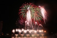 Ngắm pháo hoa Đà Nẵng từ trên cao