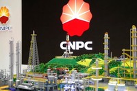 Biểu tượng Tập đoàn Dầu khí Quốc gia Trung Quốc. Ảnh: Reuters.