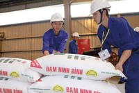 Vinachem vay 250 triệu USD từ ngân hàng China Eximbank để triển khai dự án Nhà máy Đạm Ninh Bình. Ảnh: PV