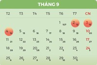 3 ngày nghỉ lễ Quốc khánh. Đồ họa: Tiến Thành.