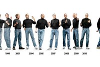 Tủ quần áo của Steve Jobs hầu như không có sự thay đổi và thời thượng suốt hơn một thập kỷ.
