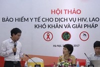 Một buổi hội thảo nhằm tháo gỡ khó khăn khi chuyển đổi nguồn lực điều trị HIV/AIDS sang quỹ Bảo hiểm y tế