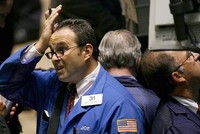 Cảnh tượng tại Sàn chứng khoán New York ngày 9/8/2007. Ảnh: Reuters