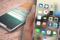 Một concept iPhone 8 với màn hình tràn viền.
