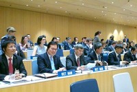 Đại sứ Dương Chí Dũng (thứ hai từ trái sang) là chủ tịch Đại hội đồng WIPO nhiệm kỳ 2018-2019. Ảnh: M.H