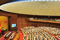 Hôm nay 1/11, Quốc hội bước vào ngày làm việc thứ hai về kinh tế - xã hội và ngân sách. Ảnh: Giang Huy.