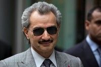 Hoàng tử Alwaleed bin Talal bị bắt trong chiến dịch chống tham nhũng cuối tuần trước. Ảnh: Reuters.