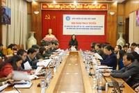 Tổng Giám đốc BHXH Việt Nam, Nguyễn Thị Minh phát biểu chỉ đạo Hội nghị.