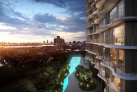 Phối cảnh dự án Waterina Suites.