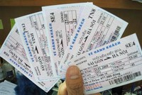 Vé tàu Tết giả bán tràn lan trên mạng