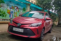 Chiếc Toyota Vios 2018 xuất hiện tại Việt Nam. Ảnh: Hoàng Quảng.  