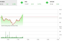 Phiên sáng 30/8: Lực cầu mạnh cuối phiên kéo VN-Index hồi phục trở lại