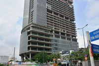 Dự án One Tower (TP.HCM) - dự án đầu tiên bị thu giữ tài sản để thu hồi nợ xấu. Ảnh: Internet