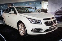 Chevrolet Cruze trong lần ra mắt tại Hà Nội.