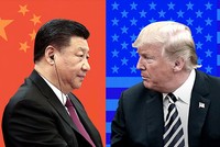 Tổng thống Mỹ Donald Trump (phải) và Chủ tịch Trung Quốc Tập Cận Bình. Ảnh: CNN.