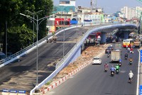 Cầu vượt hơn 300 tỷ đồng ở Hà Nội sắp thông xe