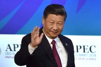 Chủ tịch Trung Quốc Tập Cận Bình tại hội nghị APEC ở Papua New Guinea. Ảnh: AFP.