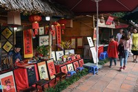 Người Hà Nội đi xin chữ đầu năm