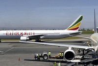 Một máy bay của hãng hàng không Ethiopian Airlines. Ảnh: AFP.