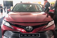 Toyota Camry 2019 tại một sự kiện nội bộ ở Việt Nam. Ảnh: Đạt Thành.