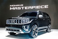 Kia Mohave Masterpiece concept có vóc dáng lực lưỡng, đường nét vuông vức, có thể là một mẫu SUV cỡ lớn trong tương lai. Ảnh: Carscoops.
