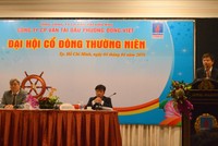 Ông Hoàng Đức Chính, Chủ tịch HĐQT của PDV đang phát biểu.