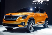 Kia SP Signature concept tại triển lãm Seoul, Hàn Quốc. Ảnh: Autoblog.