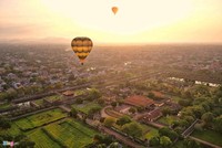Cố đô Huế nhìn từ khinh khí cầu ngày nghỉ lễ