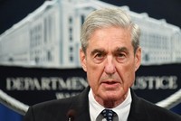 Robert Mueller tại trụ sở Bộ Tư pháp Mỹ ở Washington ngày 29/5. Ảnh: AFP.