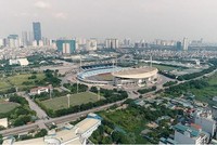 Toàn cảnh khu vực trung tâm hành chính Mỹ Đình.