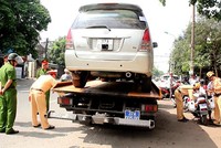 Các lỗi vi phạm giao thông bị tịch thu phương tiện