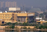 Đại sứ quán Mỹ tại Iraq (Ảnh: Reuters)