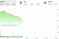 Phiên sáng 30/1: Nhà đầu tư tháo chạy, VN-Index 'bay' hơn 32 điểm