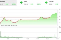 Phiên chiều 25/2: Nhóm ngân hàng bùng nổ, VN-Index lên mức đỉnh của ngày