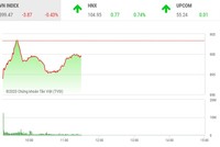 Phiên sáng 25/2: Lực cầu bắt đáy giúp VN-Index thăng bằng trở lại