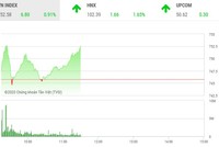 Phiên sáng 18/3: Nhóm cổ phiếu nhỏ vẫn “nóng“, VN-Index hồi phục trở lại