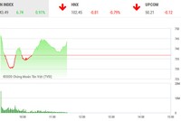 Phiên sáng 7/4: Rung lắc