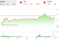 Giao dịch chứng khoán chiều 14/5: Giao dịch bùng nổ tại MSN, thị trường điều chỉnh nhẹ