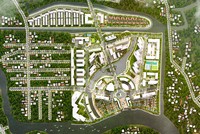 Quy hoạch tổng thể dự kiến khu đô thị Mizuki Park – 26ha.