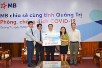 MB ủng hộ Quảng Trị 1 tỷ đồng chống dịch Covid-19