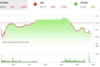 Giao dịch chứng khoán chiều 24/9: OGC nổi sóng lớn, VN-Index để mất mốc 910 điểm