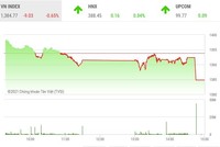 Giao dịch chứng khoán phiên chiều 21/10: Đổ đèo trong phiên ATC