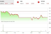 Giao dịch chứng khoán phiên chiều 23/12: Nhà đầu tư xả hàng, VN-Index lao dốc
