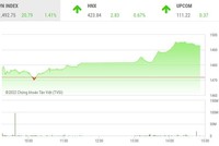 Giao dịch chứng khoán phiên chiều 15/2: Hồi phục sau cú sụt bất ngờ, VN-Index tăng hơn 20 điểm