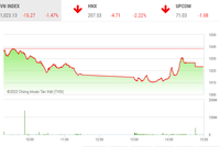 Giao dịch chứng khoán phiên chiều 20/12: Bluechip "nhảy múa", VN-Index giảm thêm hơn 15 điểm